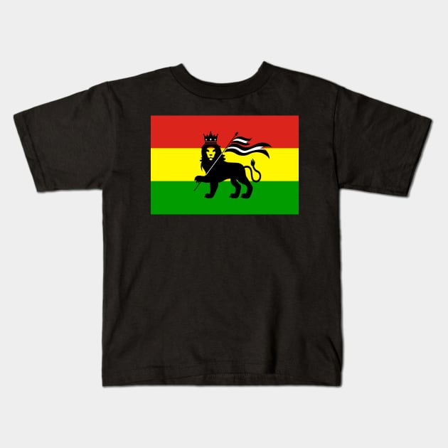 Rasta flag Kids T-Shirt by MasterChefFR